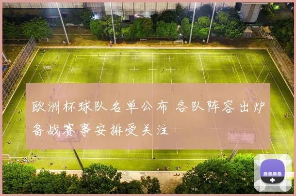 欧洲杯球队名单公布 各队阵容出炉备战赛事安排受关注